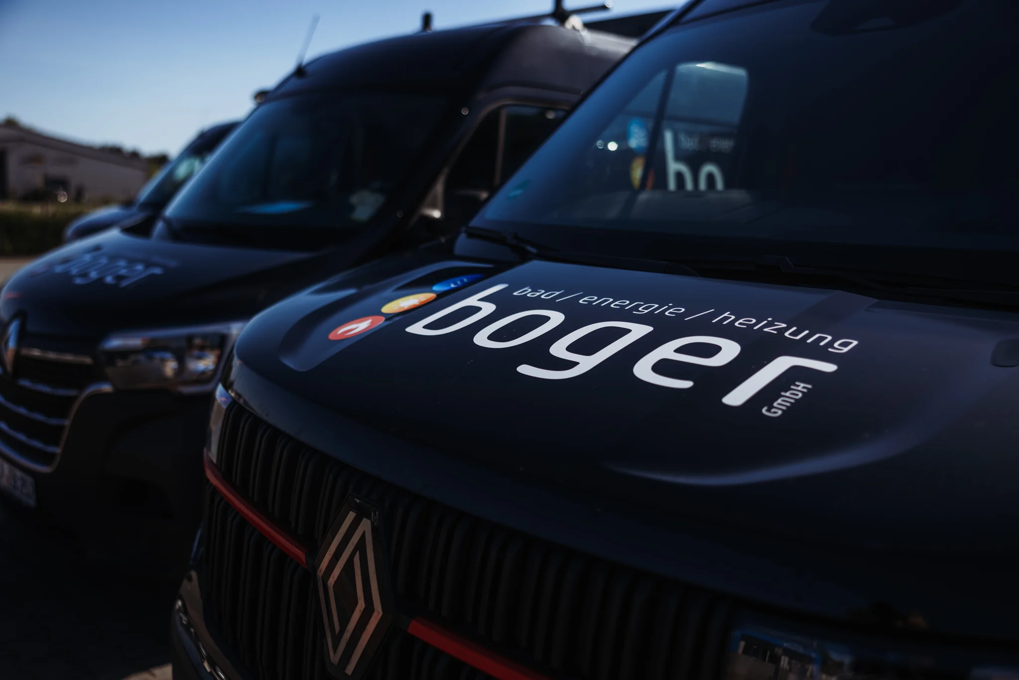 Boger Haustechnik Mitarbeiter bei der Arbeit